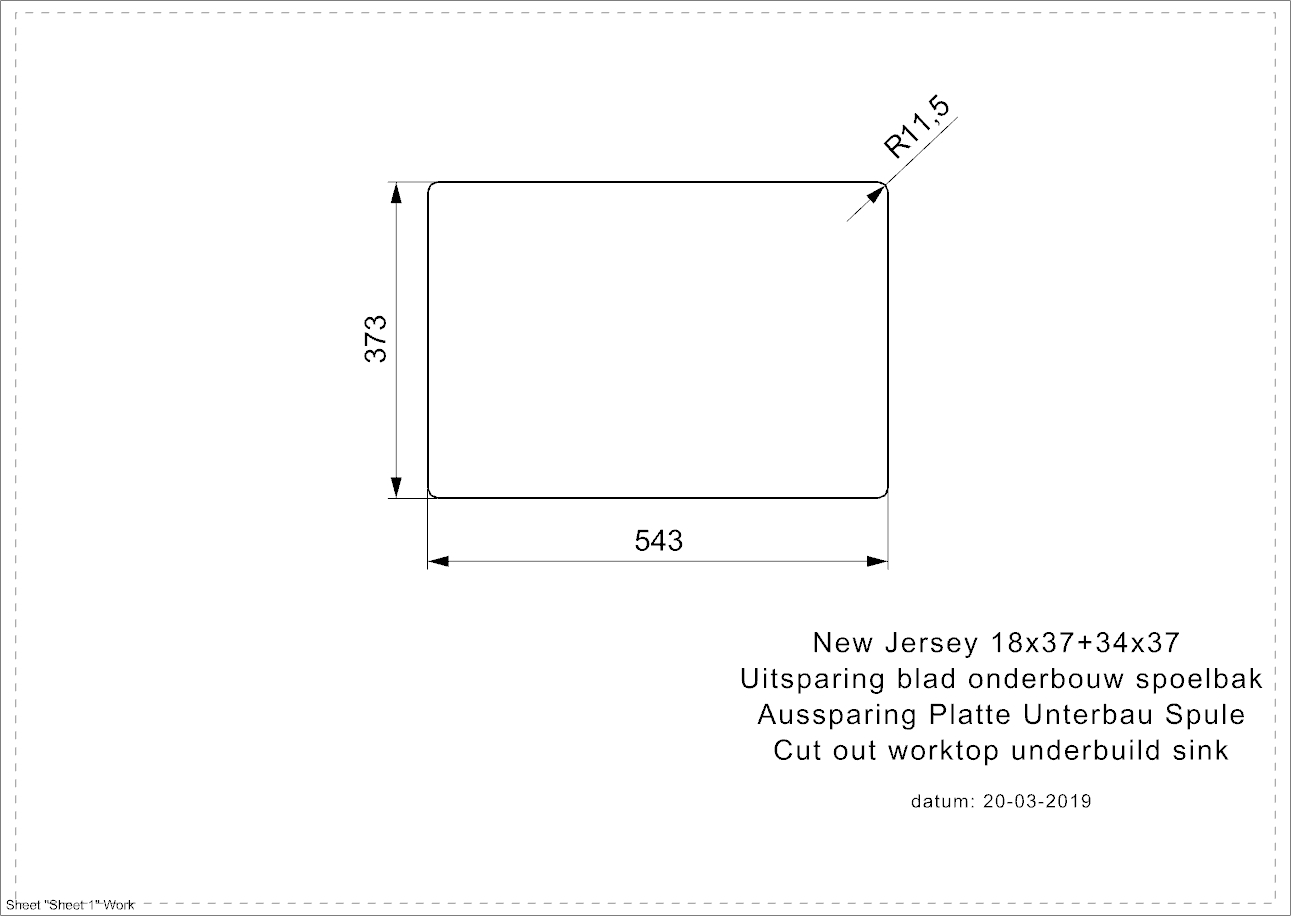 New Jersey 18x37+34x37 (L) OKGD Comfort LB
